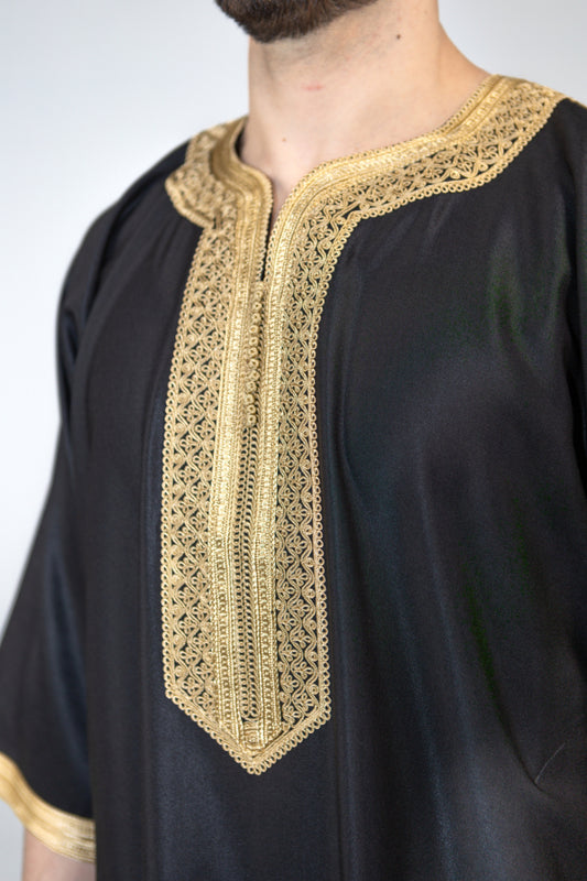 ROYAL BLACK GANDOURA