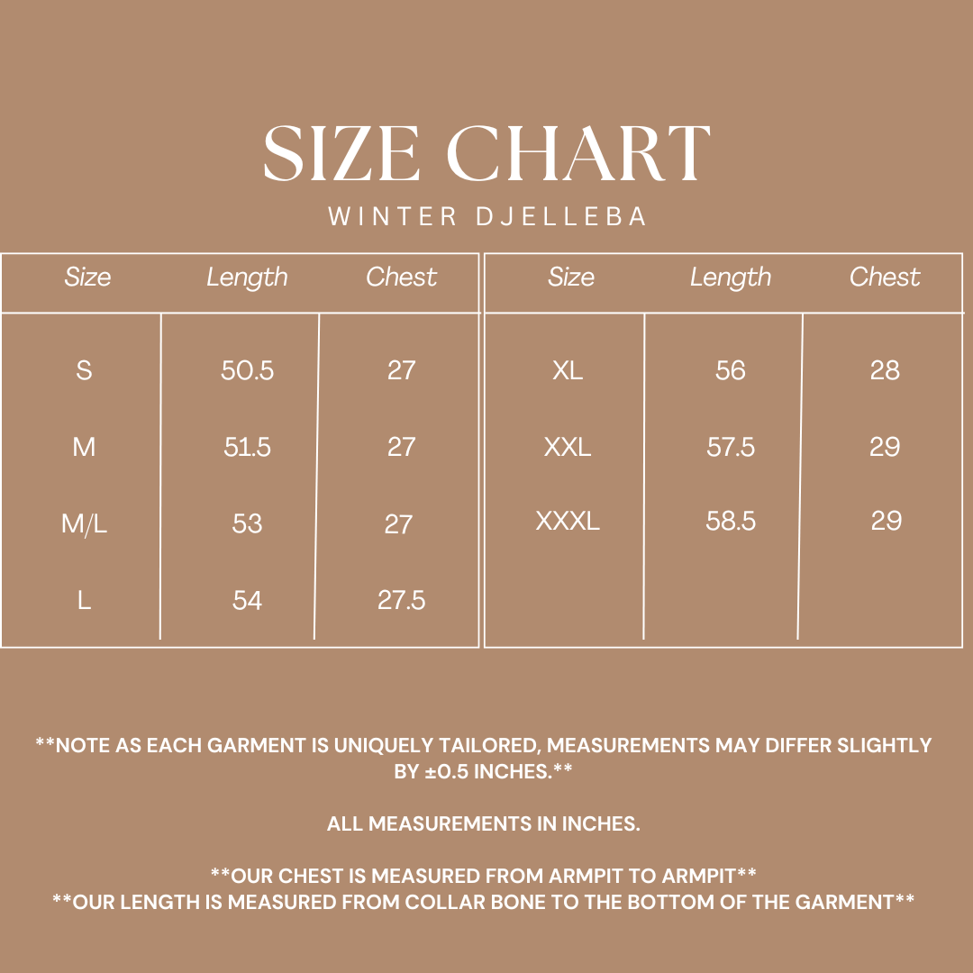 Brown Winter Djelleba