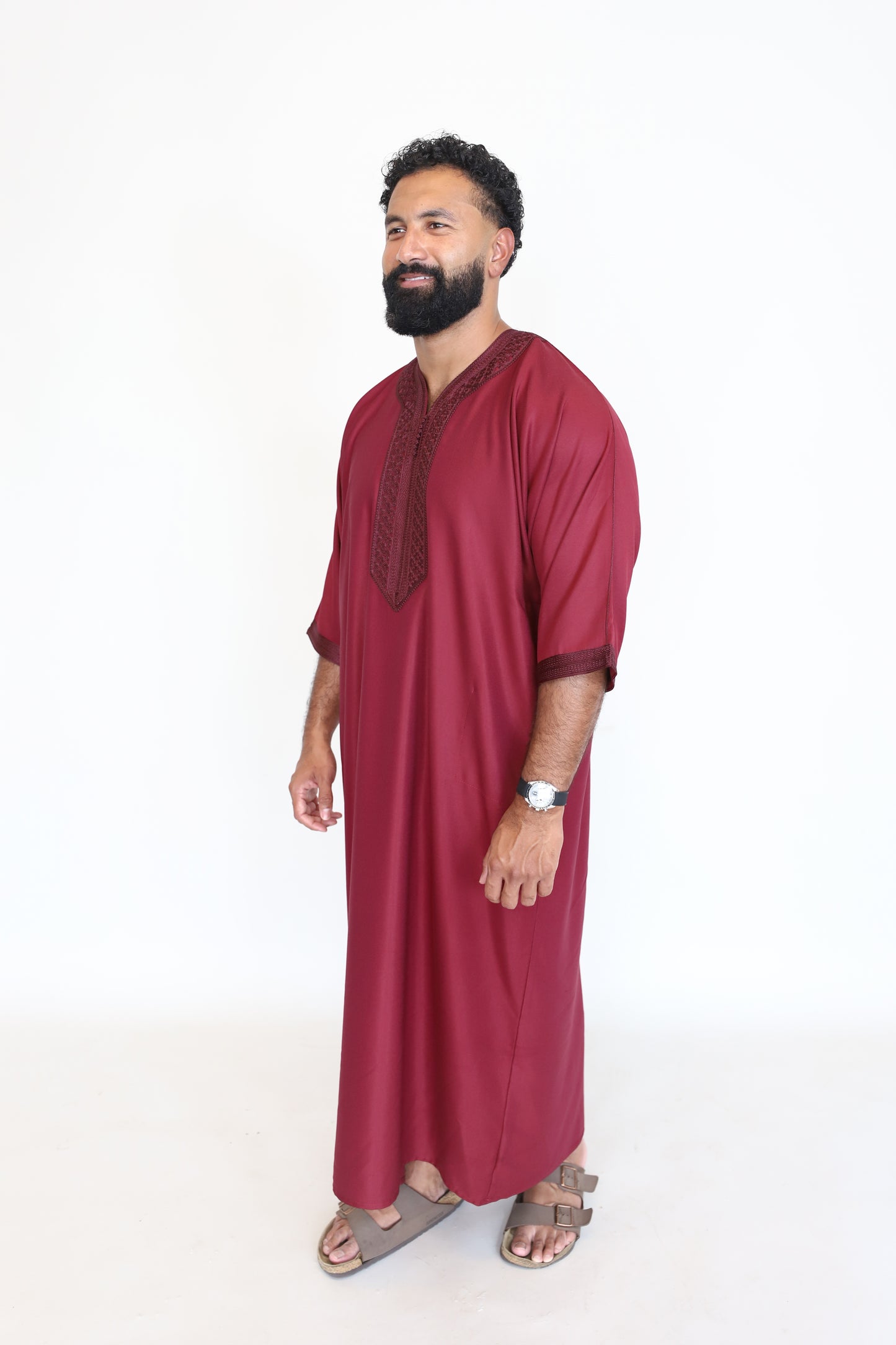 Burgundy V2 Gandoura