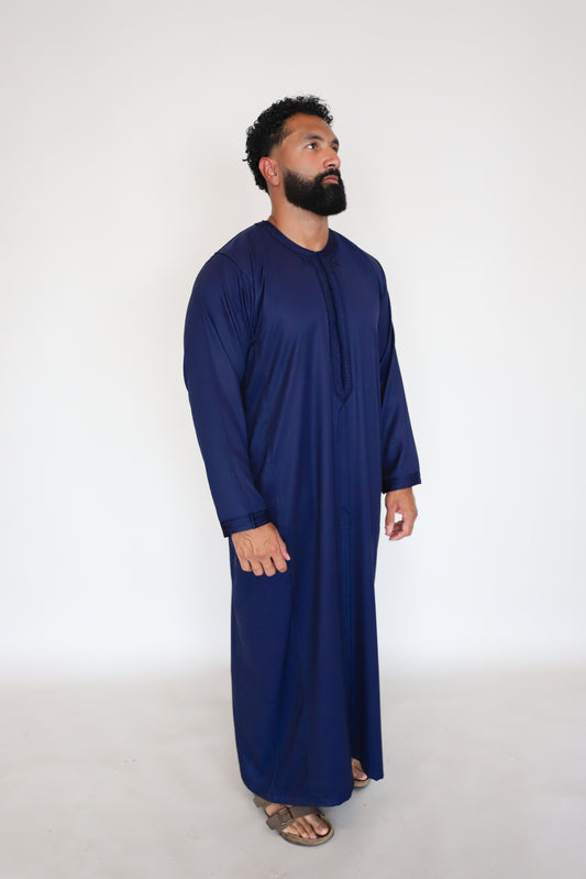 Navy Blue Kaftan