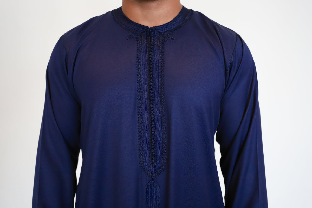Navy Blue Kaftan