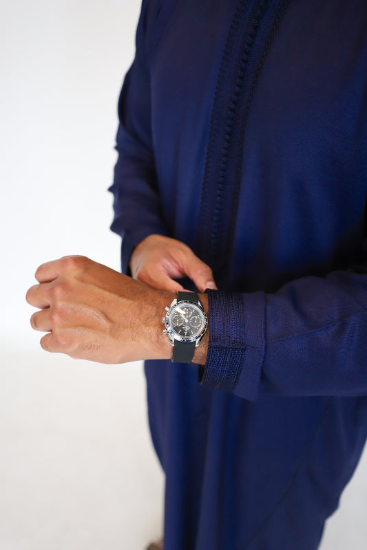 Navy Blue Kaftan