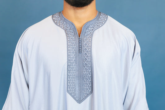 Pastel Blue Gandoura