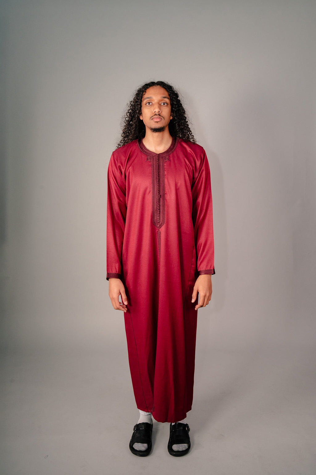 Burgundy Kaftan