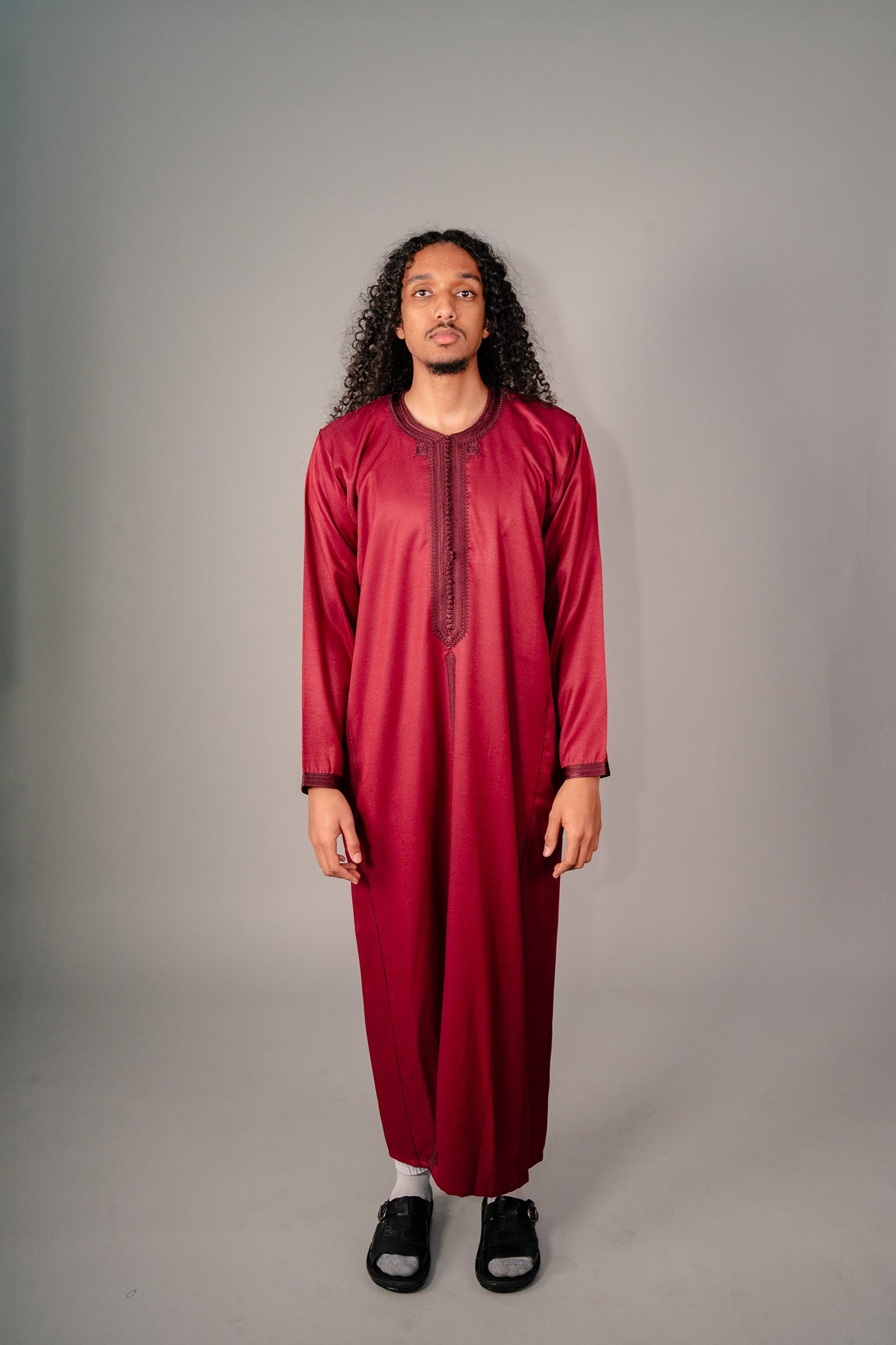 Burgundy Kaftan