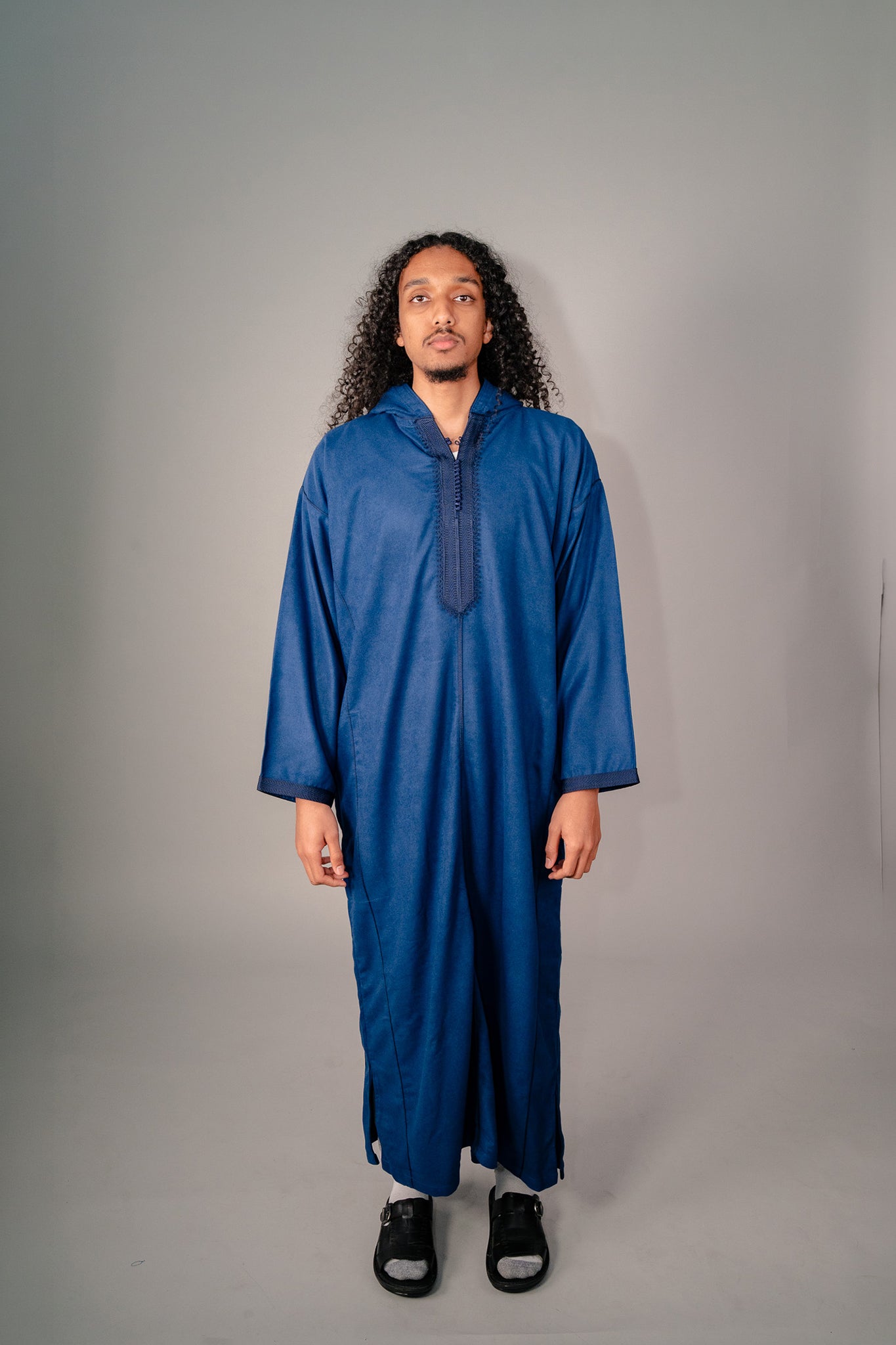 Royal Blue Winter Djelleba