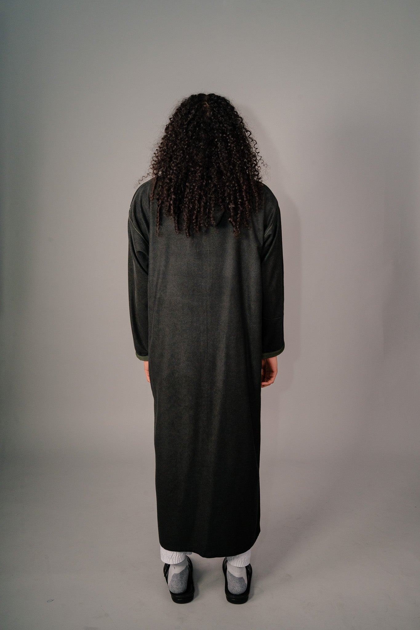 Olive Green Winter Djelleba