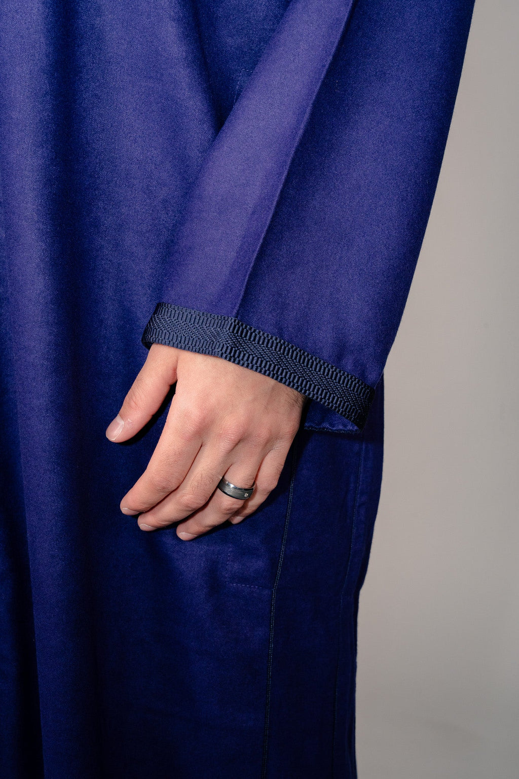 Indigo Purple Winter Djelleba