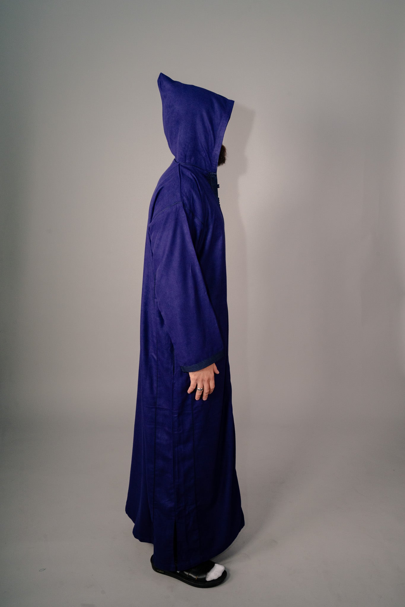Indigo Purple Winter Djelleba