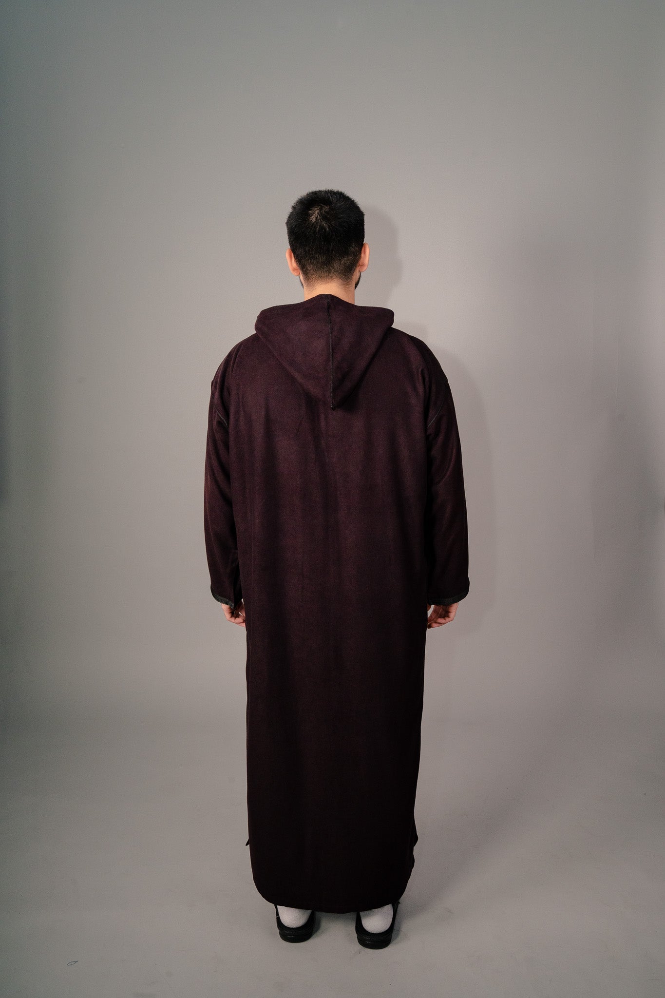 Deep Burgundy Winter Djelleba