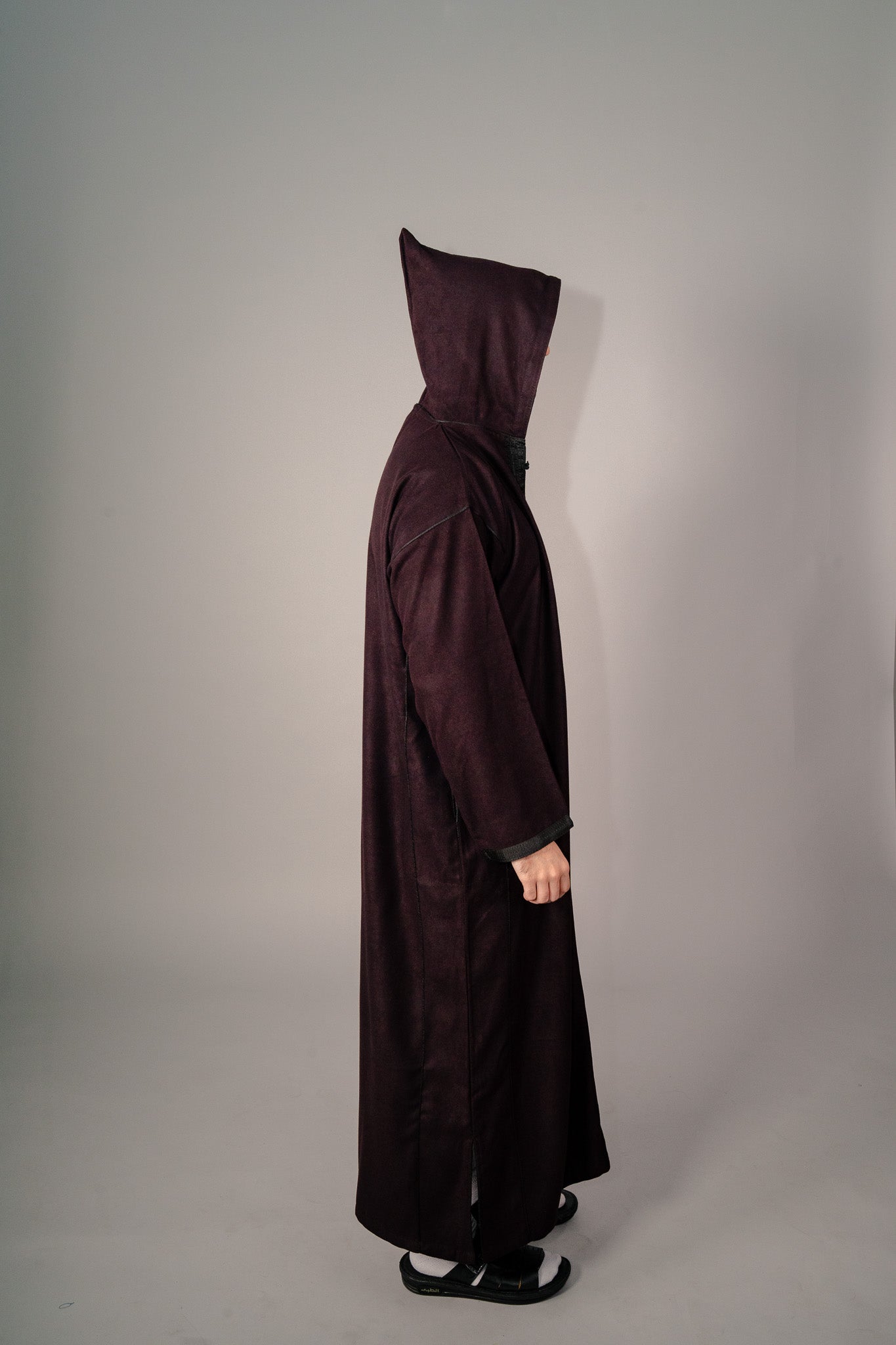 Deep Burgundy Winter Djelleba