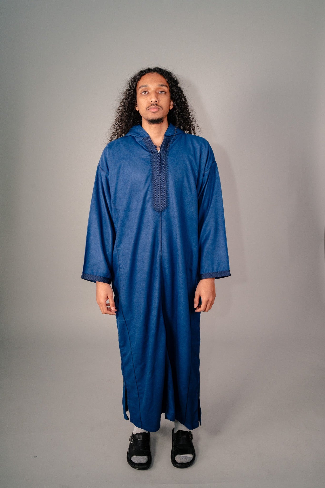 Royal Blue Winter Djelleba