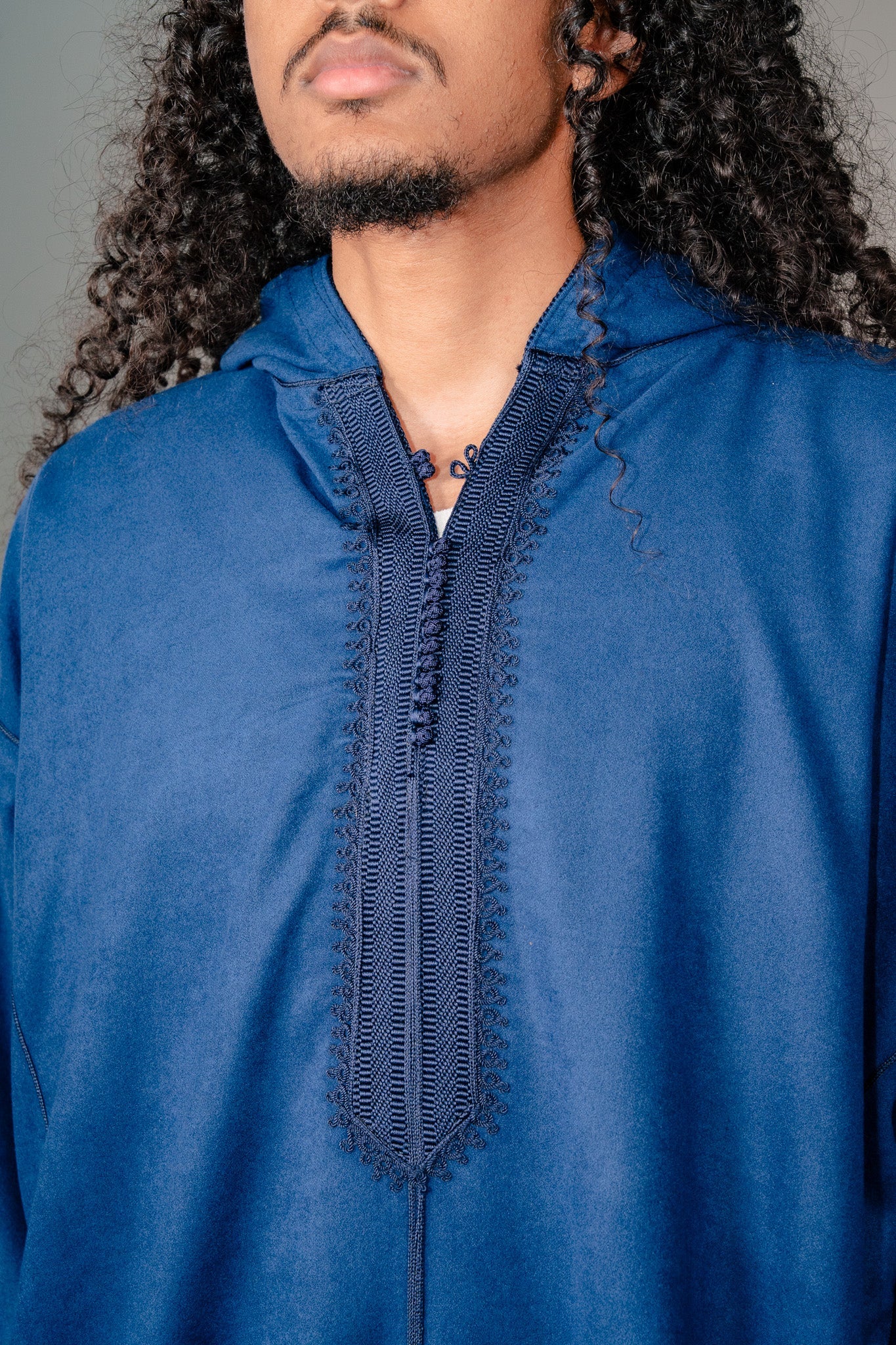 Royal Blue Winter Djelleba