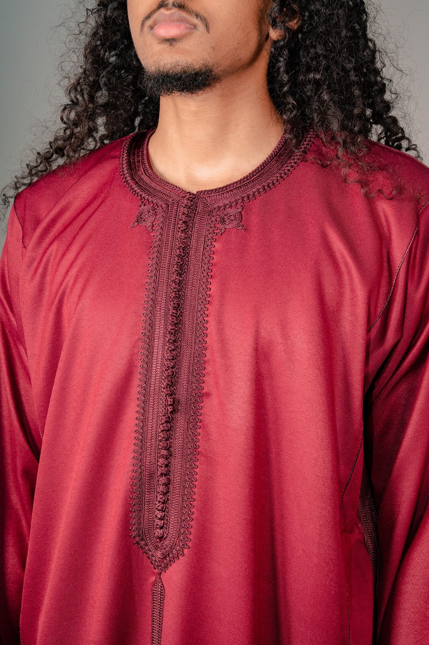 Burgundy Kaftan