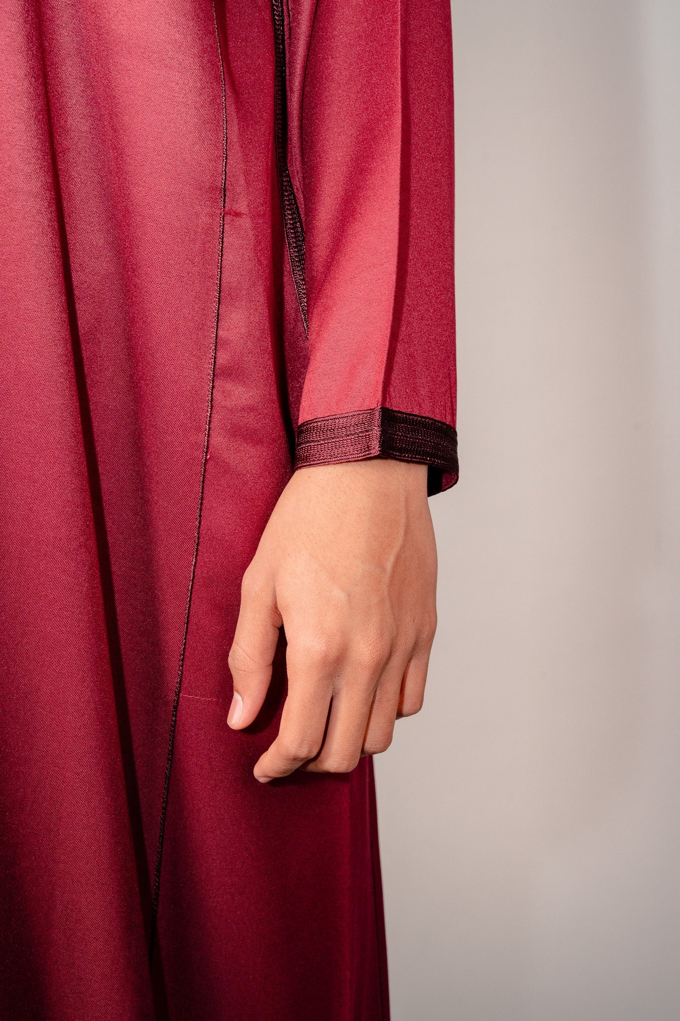 Burgundy Kaftan