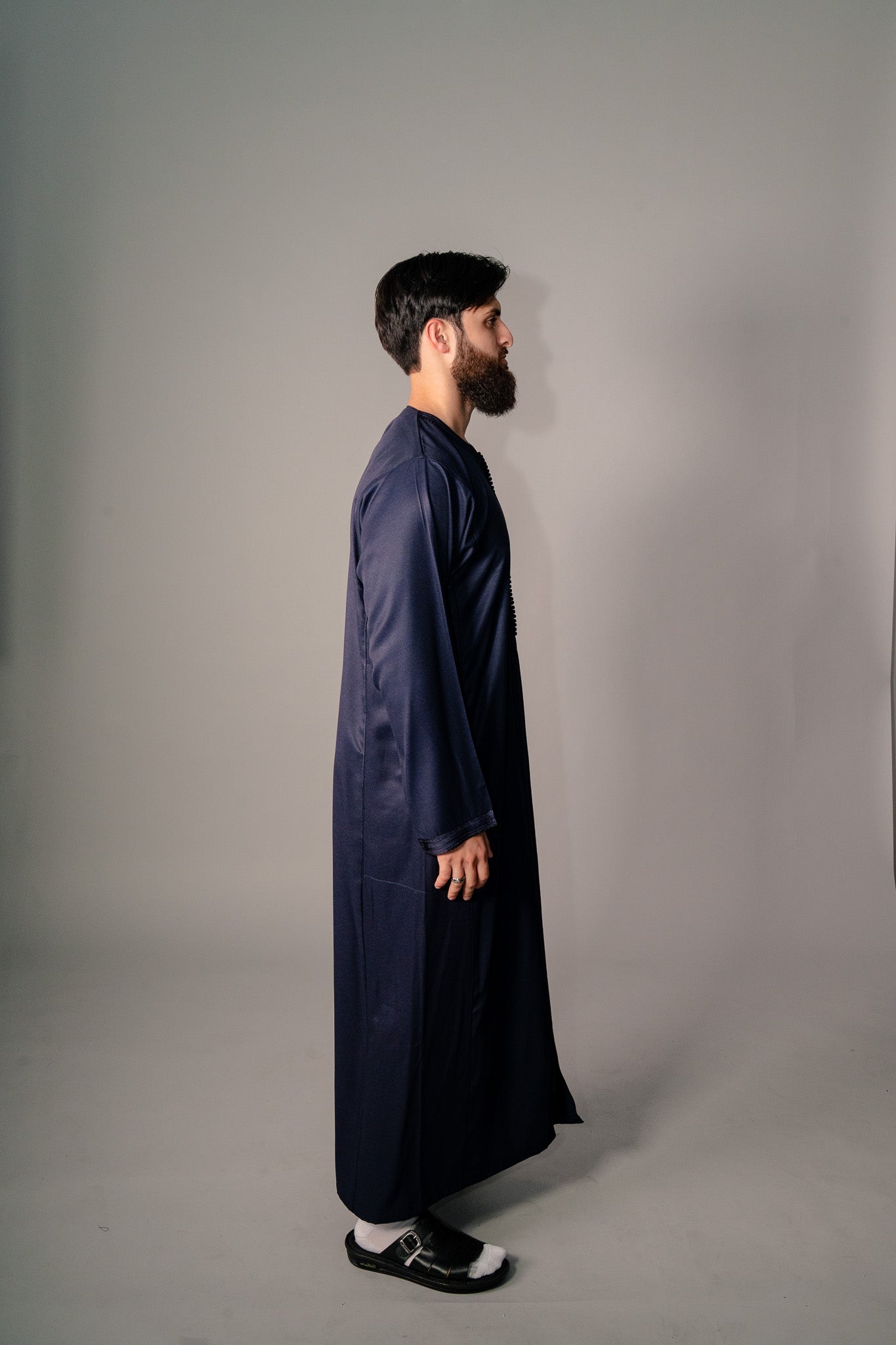 Navy Blue Kaftan