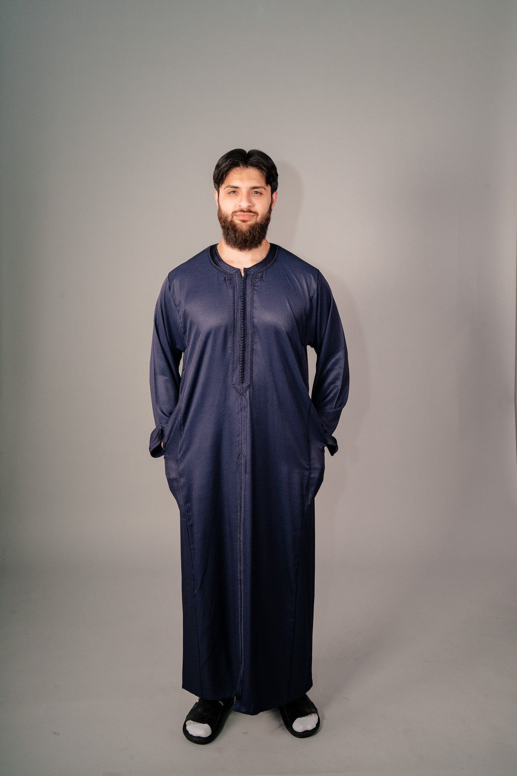 Navy Blue Kaftan