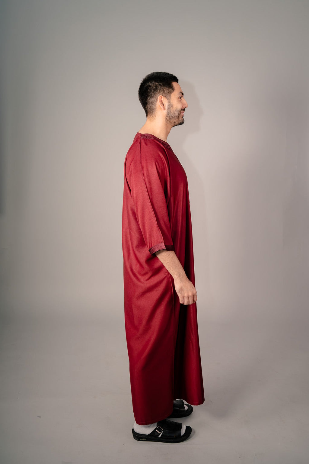 Burgundy Gandoura