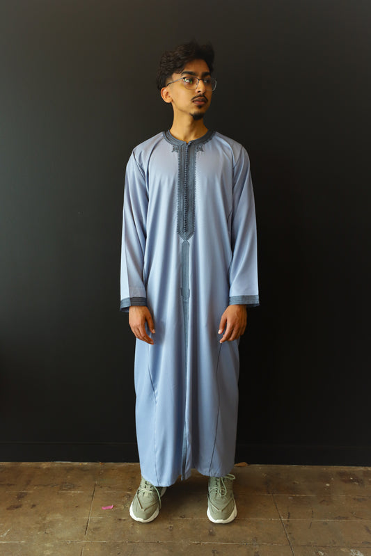 Pastel Blue Kaftan