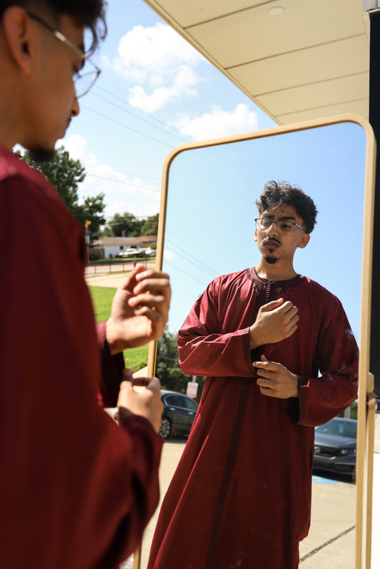 Burgundy Kaftan