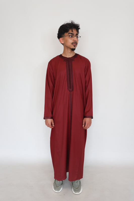 Burgundy Kaftan