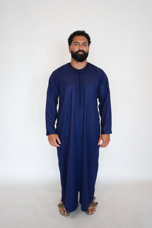 Navy Blue Kaftan