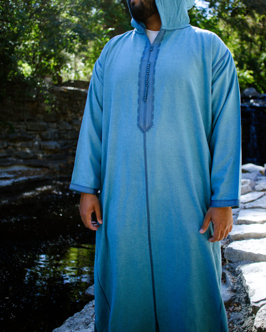 Blue Winter Djelleba